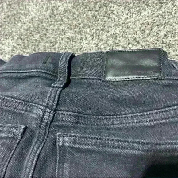 Madewell Petite 10" High-Rise Skinny Jeans in Black Women's Size 25p - Picture 10 of 10